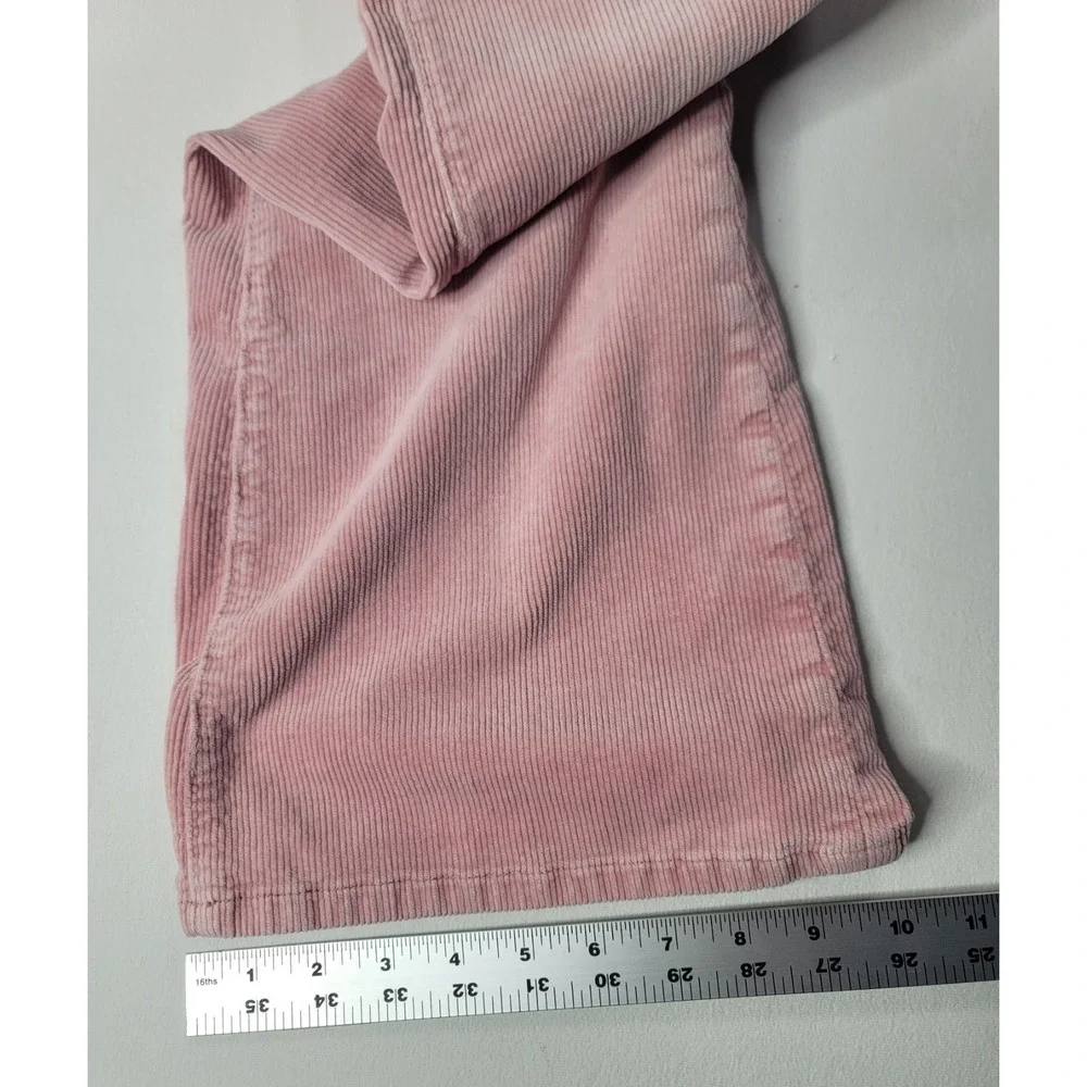 Pilcro and the Letterpress by Anthropologie Pink High Rise Bootcut Corduroy Pant